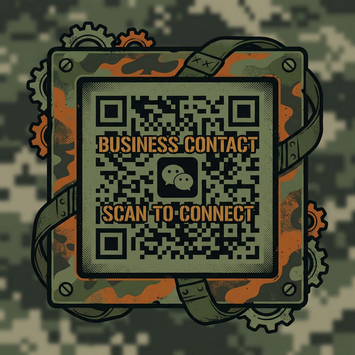 高清动漫商务二维码